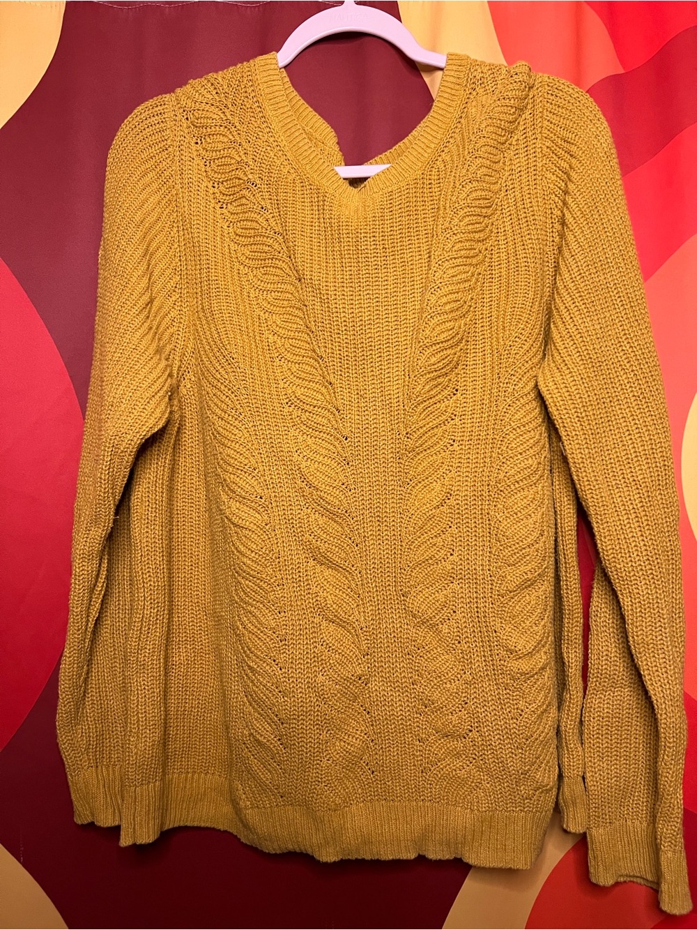 Mustard Yellow Knit Sweater